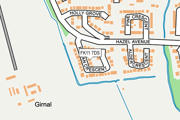 FK11 7DS map - OS OpenMap – Local (Ordnance Survey) FK11 7DS map - OS OpenMap – Local (Ordnance Survey)