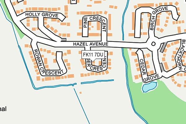FK11 7DU map - OS OpenMap – Local (Ordnance Survey) FK11 7DU map - OS OpenMap – Local (Ordnance Survey)