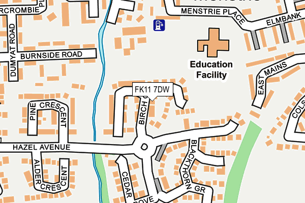 FK11 7DW map - OS OpenMap – Local (Ordnance Survey) FK11 7DW map - OS OpenMap – Local (Ordnance Survey)