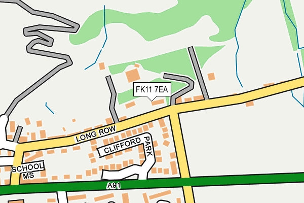 FK11 7EA map - OS OpenMap – Local (Ordnance Survey) FK11 7EA map - OS OpenMap – Local (Ordnance Survey)