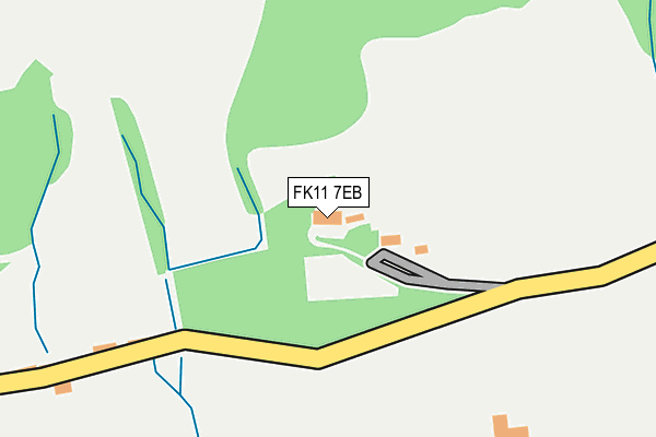 FK11 7EB map - OS OpenMap – Local (Ordnance Survey) FK11 7EB map - OS OpenMap – Local (Ordnance Survey)