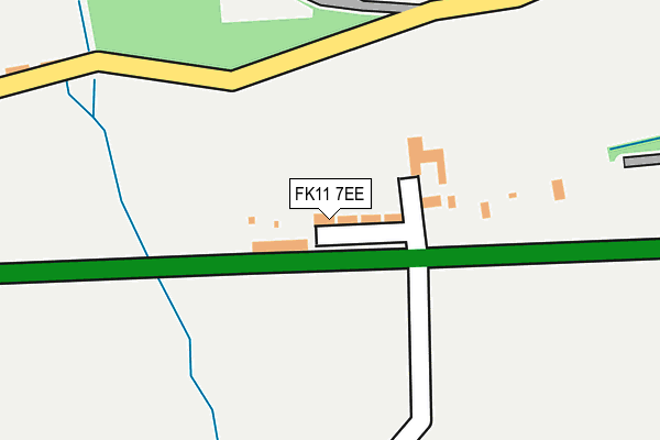 FK11 7EE map - OS OpenMap – Local (Ordnance Survey) FK11 7EE map - OS OpenMap – Local (Ordnance Survey)