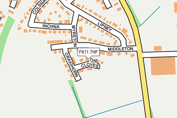 FK11 7HF map - OS OpenMap – Local (Ordnance Survey) FK11 7HF map - OS OpenMap – Local (Ordnance Survey)