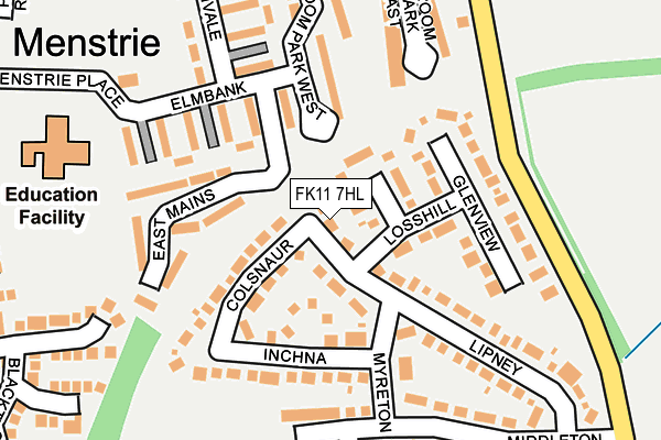 FK11 7HL map - OS OpenMap – Local (Ordnance Survey)