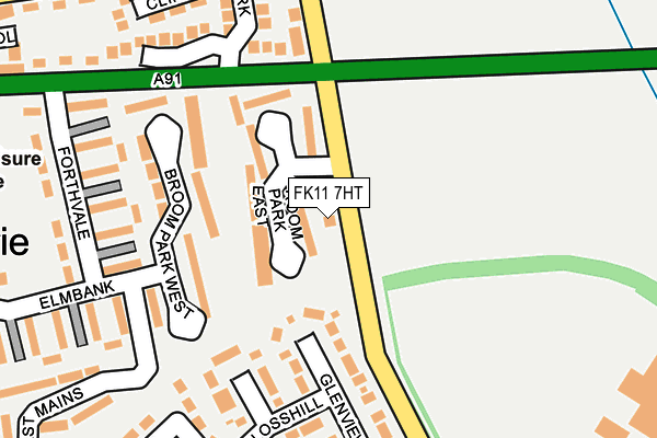 FK11 7HT map - OS OpenMap – Local (Ordnance Survey) FK11 7HT map - OS OpenMap – Local (Ordnance Survey)