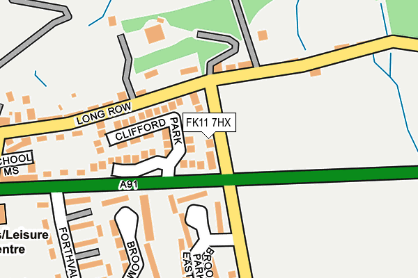 FK11 7HX map - OS OpenMap – Local (Ordnance Survey) FK11 7HX map - OS OpenMap – Local (Ordnance Survey)