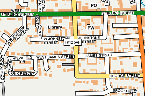FK12 5AH map - OS OpenMap – Local (Ordnance Survey) FK12 5AH map - OS OpenMap – Local (Ordnance Survey)