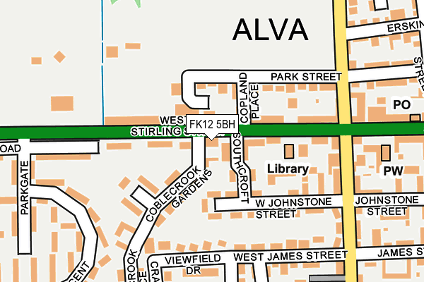 FK12 5BH map - OS OpenMap – Local (Ordnance Survey) FK12 5BH map - OS OpenMap – Local (Ordnance Survey)