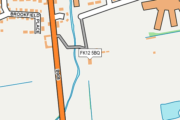FK12 5BQ map - OS OpenMap – Local (Ordnance Survey) FK12 5BQ map - OS OpenMap – Local (Ordnance Survey)