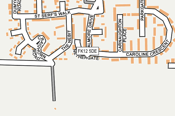FK12 5DE map - OS OpenMap – Local (Ordnance Survey) FK12 5DE map - OS OpenMap – Local (Ordnance Survey)