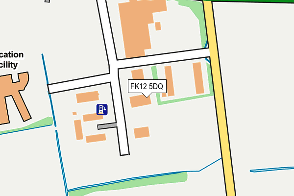 FK12 5DQ map - OS OpenMap – Local (Ordnance Survey) FK12 5DQ map - OS OpenMap – Local (Ordnance Survey)
