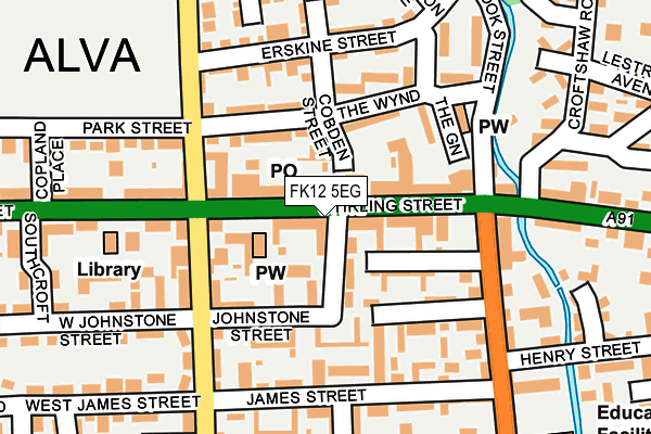 FK12 5EG map - OS OpenMap – Local (Ordnance Survey) FK12 5EG map - OS OpenMap – Local (Ordnance Survey)