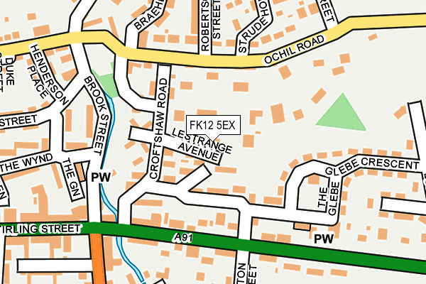 FK12 5EX map - OS OpenMap – Local (Ordnance Survey) FK12 5EX map - OS OpenMap – Local (Ordnance Survey)