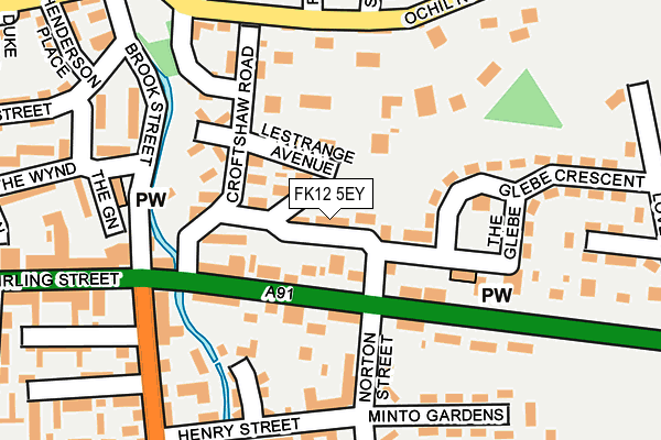 FK12 5EY map - OS OpenMap – Local (Ordnance Survey) FK12 5EY map - OS OpenMap – Local (Ordnance Survey)