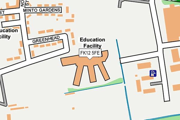 FK12 5FE map - OS OpenMap – Local (Ordnance Survey) FK12 5FE map - OS OpenMap – Local (Ordnance Survey)