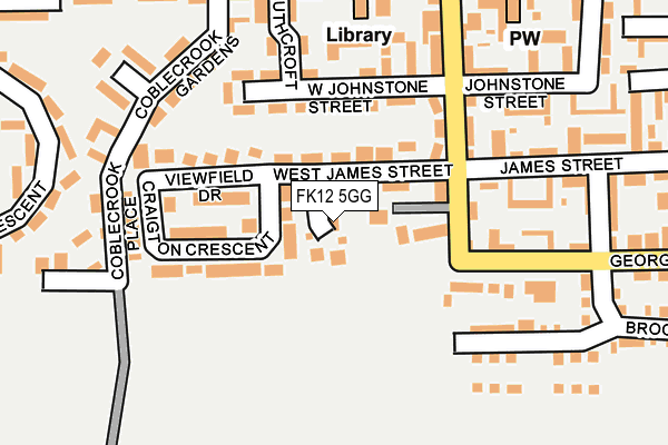 FK12 5GG map - OS OpenMap – Local (Ordnance Survey) FK12 5GG map - OS OpenMap – Local (Ordnance Survey)