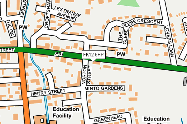 FK12 5HP map - OS OpenMap – Local (Ordnance Survey) FK12 5HP map - OS OpenMap – Local (Ordnance Survey)