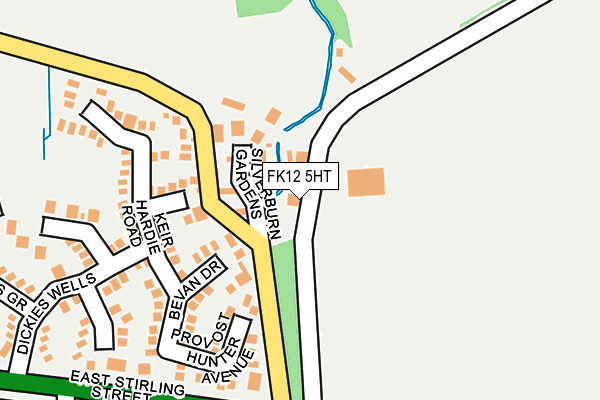 FK12 5HT map - OS OpenMap – Local (Ordnance Survey) FK12 5HT map - OS OpenMap – Local (Ordnance Survey)