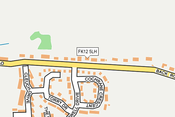 FK12 5LH map - OS OpenMap – Local (Ordnance Survey) FK12 5LH map - OS OpenMap – Local (Ordnance Survey)