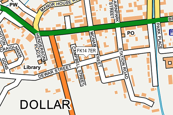 FK14 7ER map - OS OpenMap – Local (Ordnance Survey) FK14 7ER map - OS OpenMap – Local (Ordnance Survey)