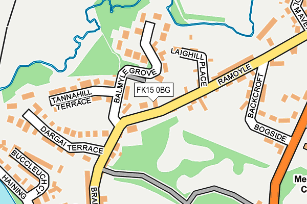 FK15 0BG map - OS OpenMap – Local (Ordnance Survey) FK15 0BG map - OS OpenMap – Local (Ordnance Survey)