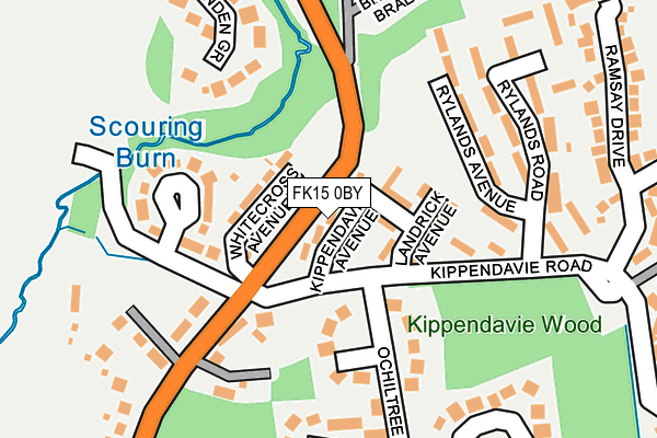 FK15 0BY map - OS OpenMap – Local (Ordnance Survey) FK15 0BY map - OS OpenMap – Local (Ordnance Survey)