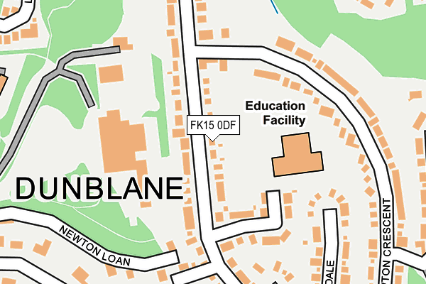 FK15 0DF map - OS OpenMap – Local (Ordnance Survey) FK15 0DF map - OS OpenMap – Local (Ordnance Survey)