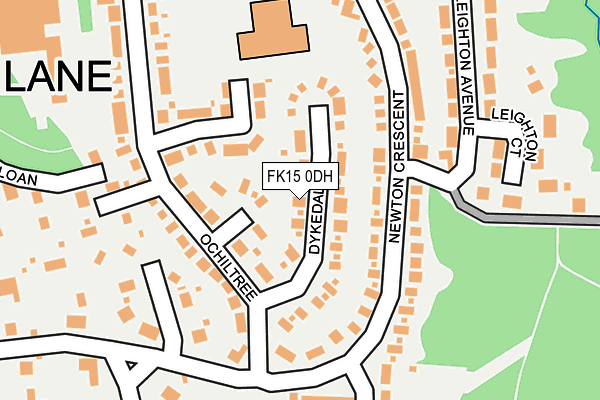 FK15 0DH map - OS OpenMap – Local (Ordnance Survey) FK15 0DH map - OS OpenMap – Local (Ordnance Survey)