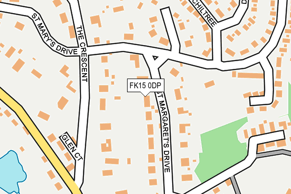 FK15 0DP map - OS OpenMap – Local (Ordnance Survey) FK15 0DP map - OS OpenMap – Local (Ordnance Survey)