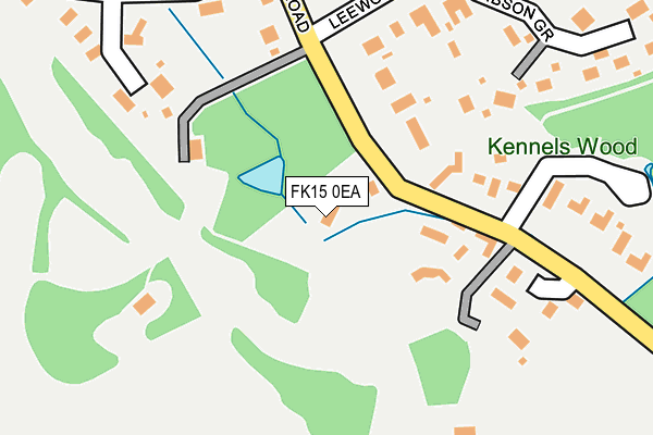 FK15 0EA map - OS OpenMap – Local (Ordnance Survey) FK15 0EA map - OS OpenMap – Local (Ordnance Survey)