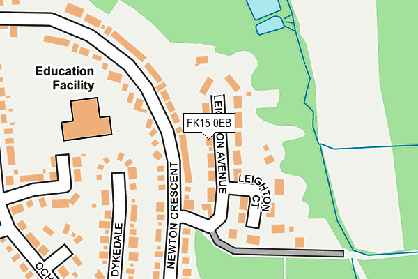 FK15 0EB map - OS OpenMap – Local (Ordnance Survey) FK15 0EB map - OS OpenMap – Local (Ordnance Survey)