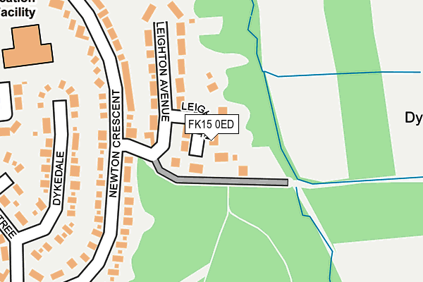 FK15 0ED map - OS OpenMap – Local (Ordnance Survey) FK15 0ED map - OS OpenMap – Local (Ordnance Survey)