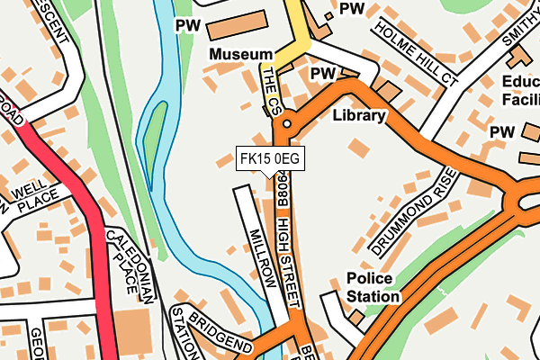 FK15 0EG map - OS OpenMap – Local (Ordnance Survey) FK15 0EG map - OS OpenMap – Local (Ordnance Survey)