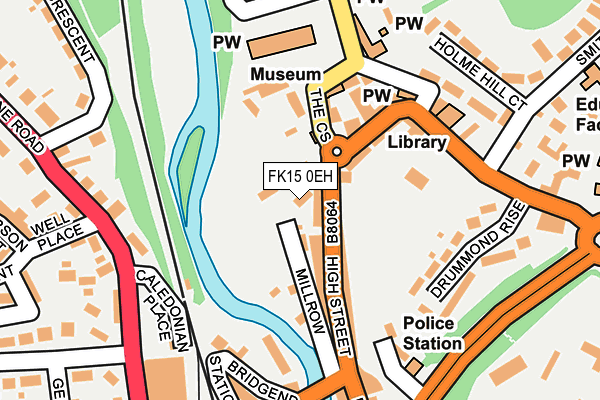 FK15 0EH map - OS OpenMap – Local (Ordnance Survey) FK15 0EH map - OS OpenMap – Local (Ordnance Survey)
