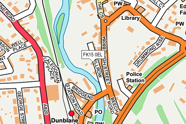 FK15 0EL map - OS OpenMap – Local (Ordnance Survey) FK15 0EL map - OS OpenMap – Local (Ordnance Survey)
