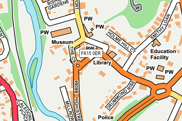 FK15 0ER map - OS OpenMap – Local (Ordnance Survey) FK15 0ER map - OS OpenMap – Local (Ordnance Survey)