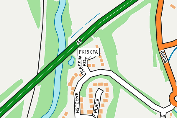 FK15 0FA map - OS OpenMap – Local (Ordnance Survey) FK15 0FA map - OS OpenMap – Local (Ordnance Survey)