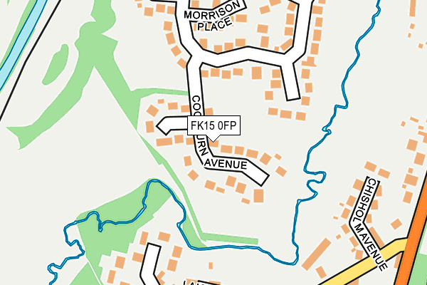 FK15 0FP map - OS OpenMap – Local (Ordnance Survey) FK15 0FP map - OS OpenMap – Local (Ordnance Survey)