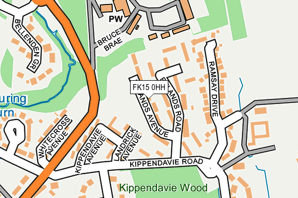 FK15 0HH map - OS OpenMap – Local (Ordnance Survey) FK15 0HH map - OS OpenMap – Local (Ordnance Survey)
