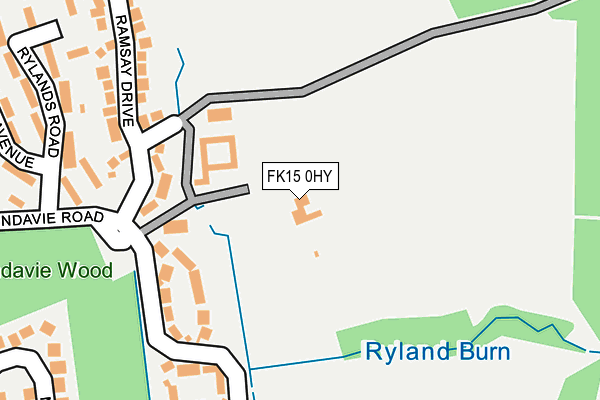 FK15 0HY map - OS OpenMap – Local (Ordnance Survey) FK15 0HY map - OS OpenMap – Local (Ordnance Survey)