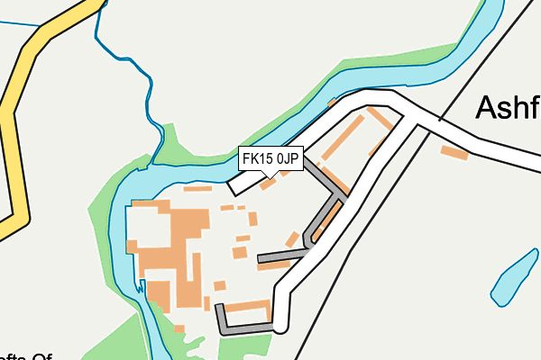 FK15 0JP map - OS OpenMap – Local (Ordnance Survey) FK15 0JP map - OS OpenMap – Local (Ordnance Survey)