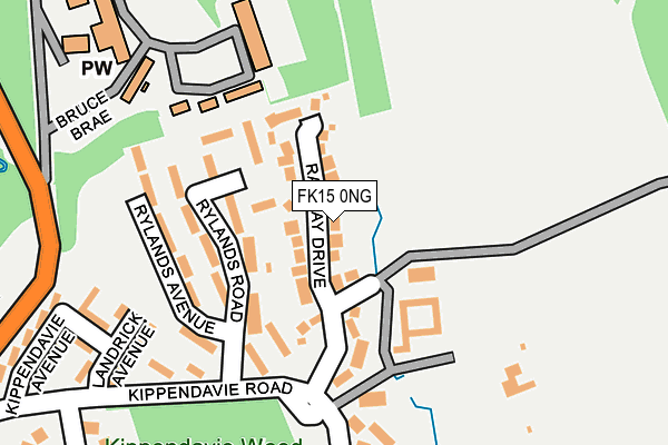 FK15 0NG map - OS OpenMap – Local (Ordnance Survey) FK15 0NG map - OS OpenMap – Local (Ordnance Survey)