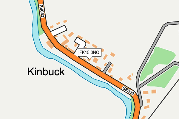 FK15 0NQ map - OS OpenMap – Local (Ordnance Survey)