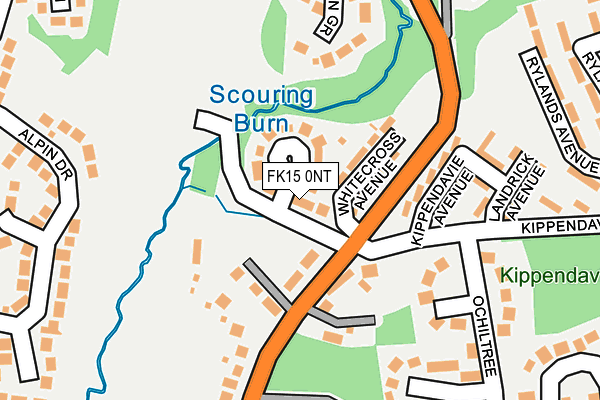 FK15 0NT map - OS OpenMap – Local (Ordnance Survey) FK15 0NT map - OS OpenMap – Local (Ordnance Survey)
