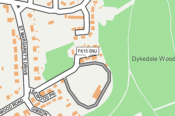 FK15 0NU map - OS OpenMap – Local (Ordnance Survey) FK15 0NU map - OS OpenMap – Local (Ordnance Survey)