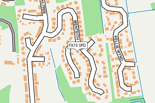 FK15 0PD map - OS OpenMap – Local (Ordnance Survey) FK15 0PD map - OS OpenMap – Local (Ordnance Survey)