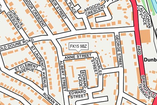 FK15 9BZ map - OS OpenMap – Local (Ordnance Survey) FK15 9BZ map - OS OpenMap – Local (Ordnance Survey)