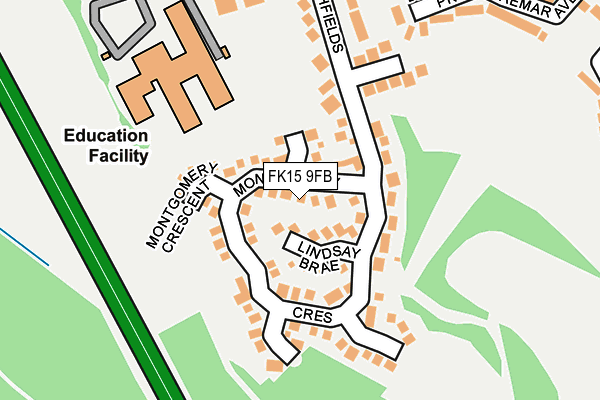 FK15 9FB map - OS OpenMap – Local (Ordnance Survey) FK15 9FB map - OS OpenMap – Local (Ordnance Survey)