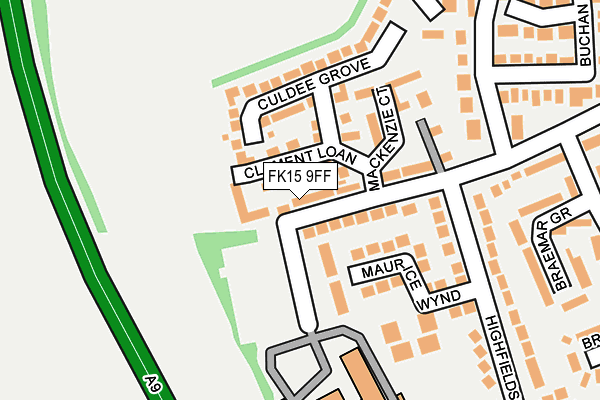 FK15 9FF map - OS OpenMap – Local (Ordnance Survey) FK15 9FF map - OS OpenMap – Local (Ordnance Survey)