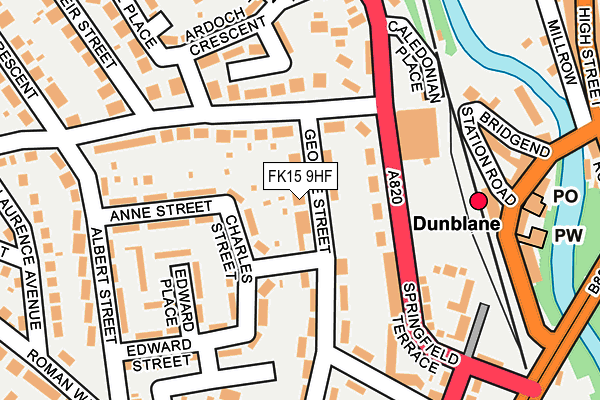 FK15 9HF map - OS OpenMap – Local (Ordnance Survey) FK15 9HF map - OS OpenMap – Local (Ordnance Survey)